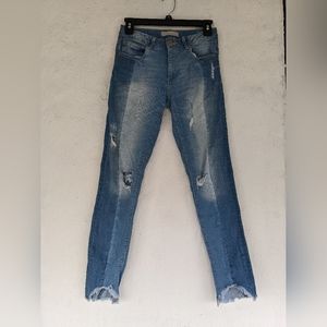 Zara girls high-rise skinny jeans